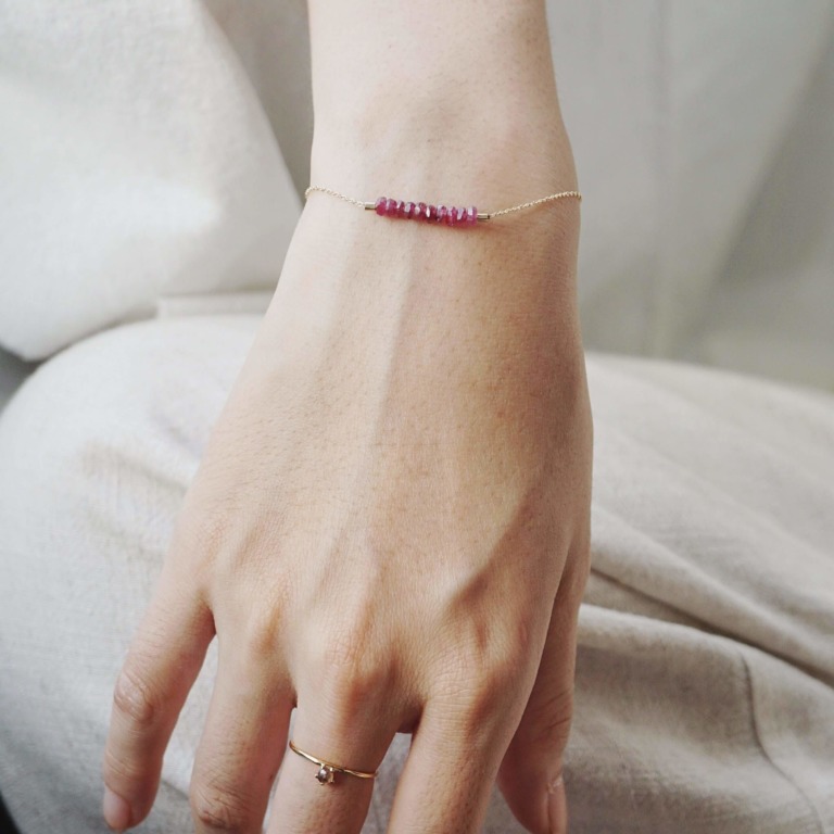 Alternative view of A RUBY BRACELET