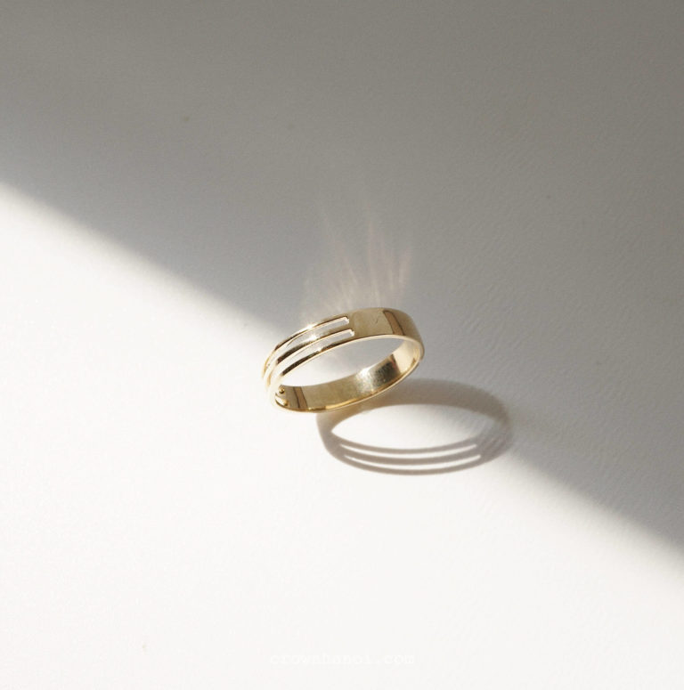 INFINITY PUZZLE RING - 3 LINES - WOMEN