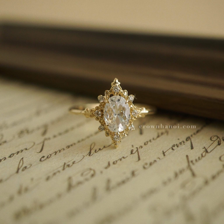 Alternative view of OVAL STARBOUND SOLITAIRE RING