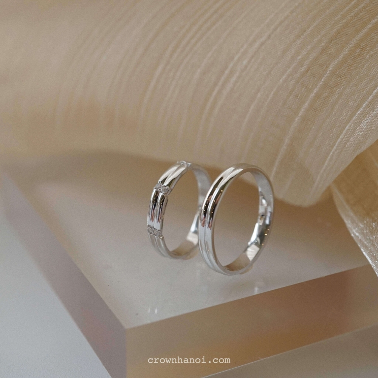 DUO ROW COUPLE RING