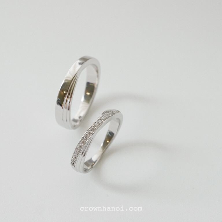 MILLE COUPLE RING (PLATINUM)
