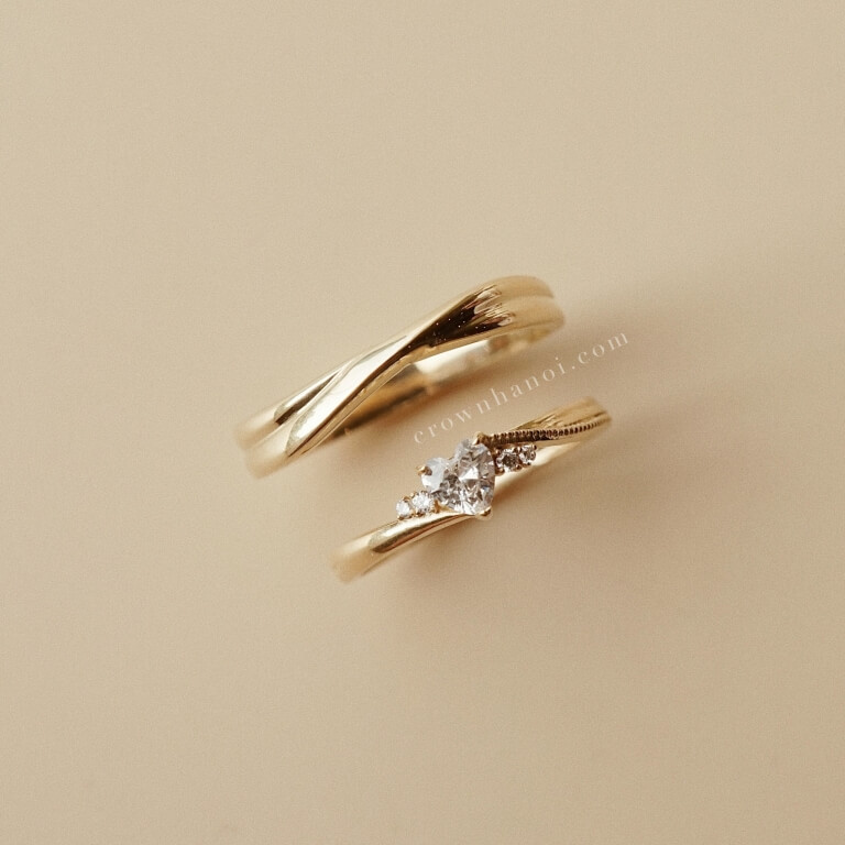 IN LOVE RING & CROSSWISE BAND RING