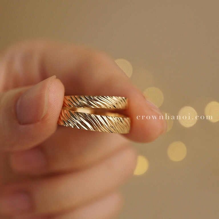 WAVY COUPLE RING