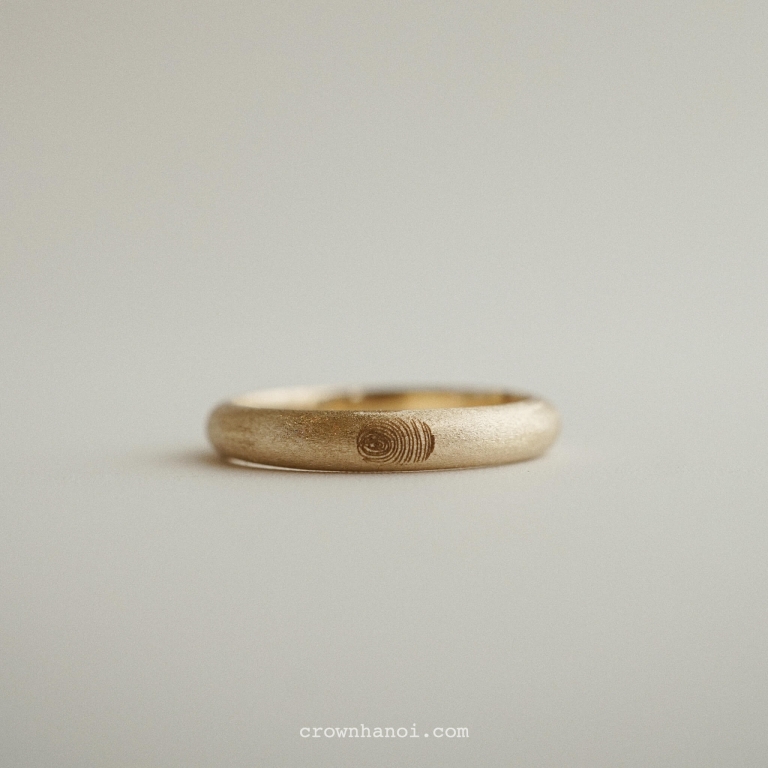 FINGER PRINT RING - 3.2mm