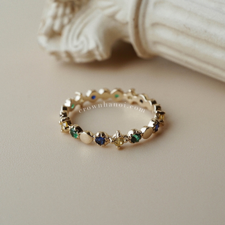 ETERNITY RING - TRI COLOR