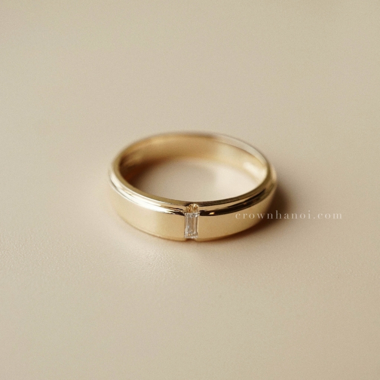 BAGUETTE BAND RING - WOMAN