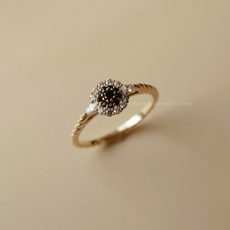 HALO DUO COLOR TWIST RING